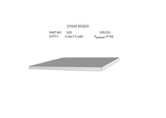 Trims, molding, casing, risers, and decorative panel