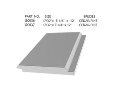 Trims, molding, casing, risers, and decorative panel