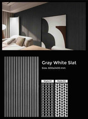 Decorative Acoustic Slat Wall Panels