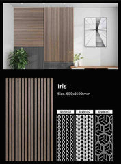 Decorative Acoustic Slat Wall Panels