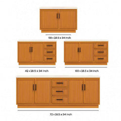 Fluted Vanity Collection