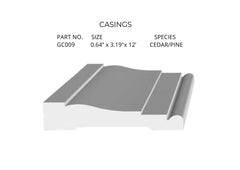 Trims,  molding, casing, risers, and decorative panel