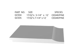 Trims,  molding, casing, risers, and decorative panel