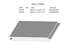 Trims,  molding, casing, risers, and decorative panel