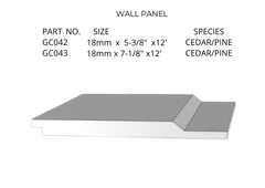 Trims,  molding, casing, risers, and decorative panel