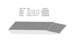 Trims,  molding, casing, risers, and decorative panel