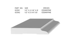 Trims,  molding, casing, risers, and decorative panel