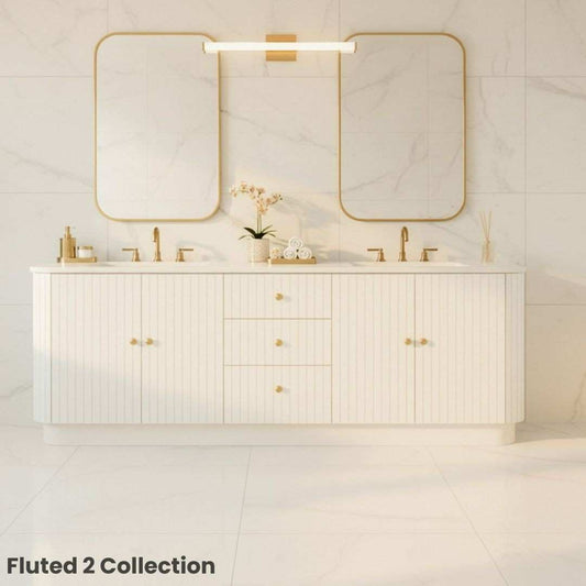 Fluted 2 Vanity Collection