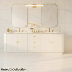 Fluted 2 Vanity Collection