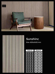 Decorative Acoustic Slat Wall Panels